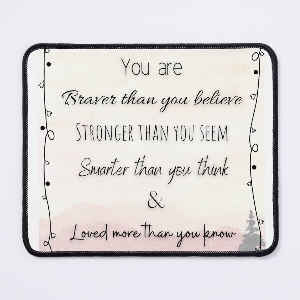 Item preview, Winnie the Pooh 'Braver than you believe'  designed and sold by LoveGraceValor.