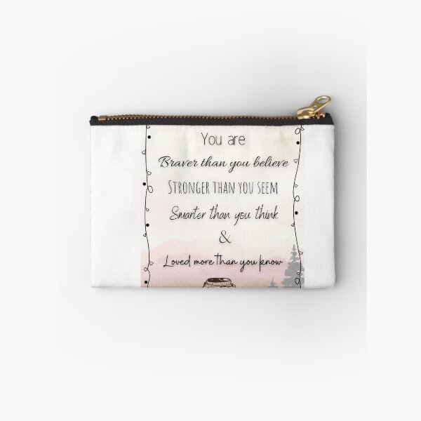 Item preview, Winnie the Pooh 'Braver than you believe'  designed and sold by LoveGraceValor.