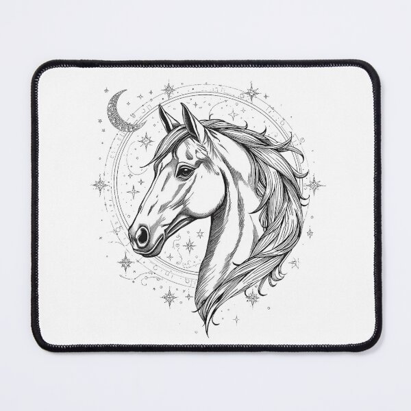 Item preview, Celestial Horse – Freedom and Mysticism designed and sold by lunadesignsmoon.