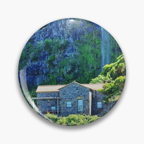 Item preview, Stone Cottage Beneath Waterfall in Flores designed and sold by OneClick-Azores.