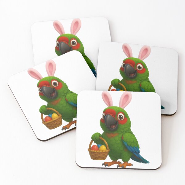 Item preview, Easter Red Fronted Macaw designed and sold by Sillytoe.
