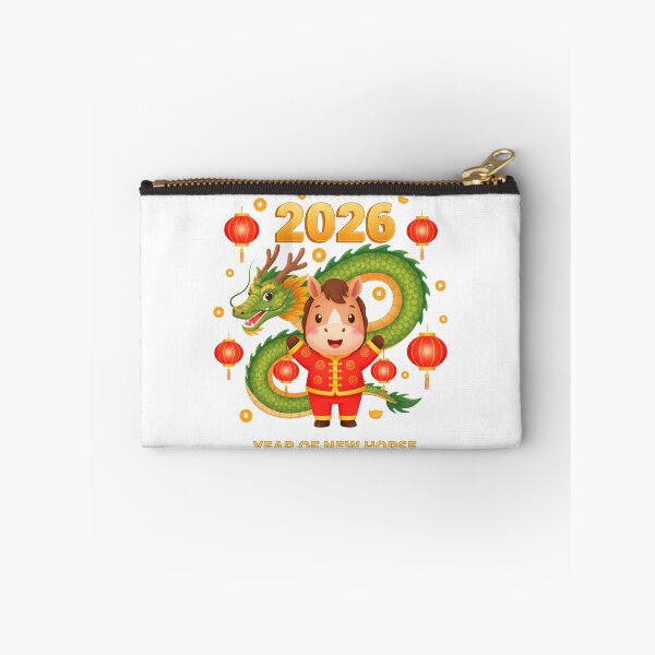 Item preview, 2026 Year of the Horse – Wealth & Prosperity Chinese New Year Art designed and sold by C3J7.