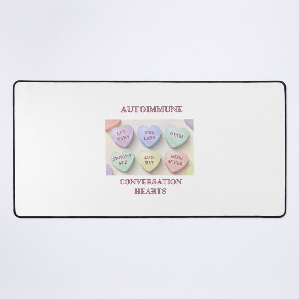Item preview, Autoimmune Conversation Hearts designed and sold by FlareWear4U.