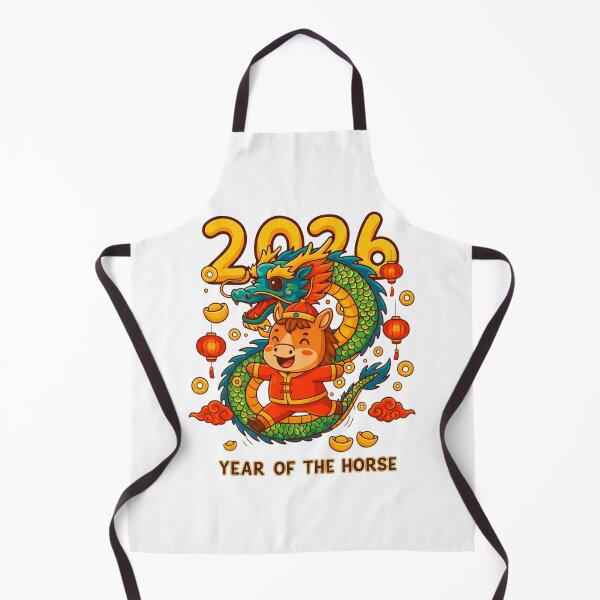 Item preview, 2026 Year of the Horse – Wealth & Prosperity Chinese New Year Art designed and sold by C3J7.