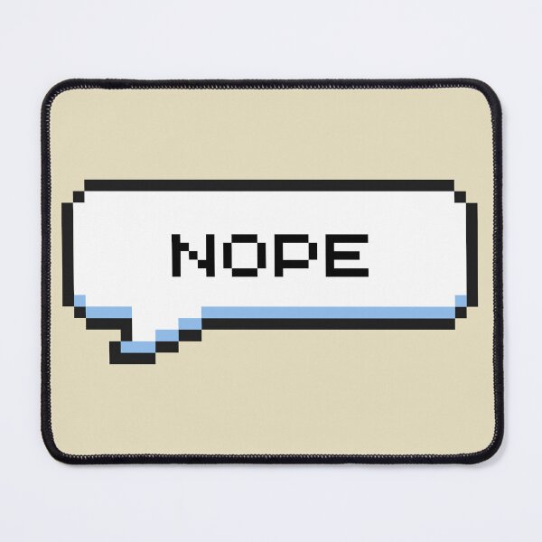 Item preview, Nope Sticker designed and sold by Potato Quality Prints.