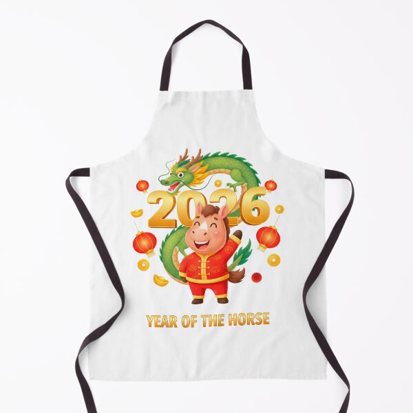 Item preview, 2026 Year of the Horse – Wealth & Prosperity Chinese New Year Art designed and sold by C3J7.