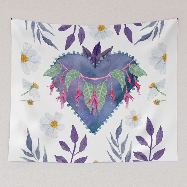 Item preview, Ancestral Botanical Heart – Chilco in Bloom designed and sold by ArtMelly.