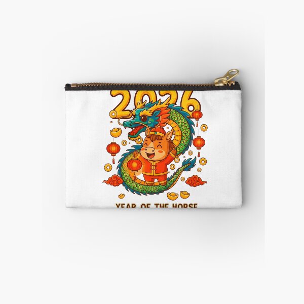 Item preview, 2026 Year of the Horse – Wealth & Prosperity Chinese New Year Art designed and sold by C3J7.
