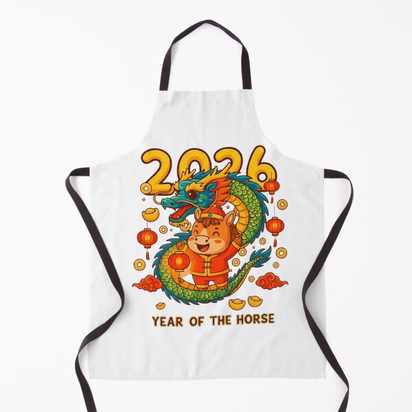 Item preview, 2026 Year of the Horse – Wealth & Prosperity Chinese New Year Art designed and sold by C3J7.