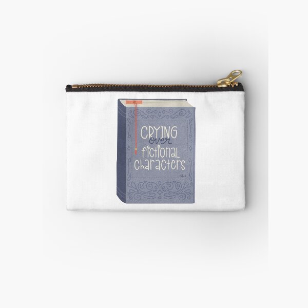 Item preview, Crying Over Fictional Characters – Book Lover Sticker designed and sold by BibidibuDesigns.