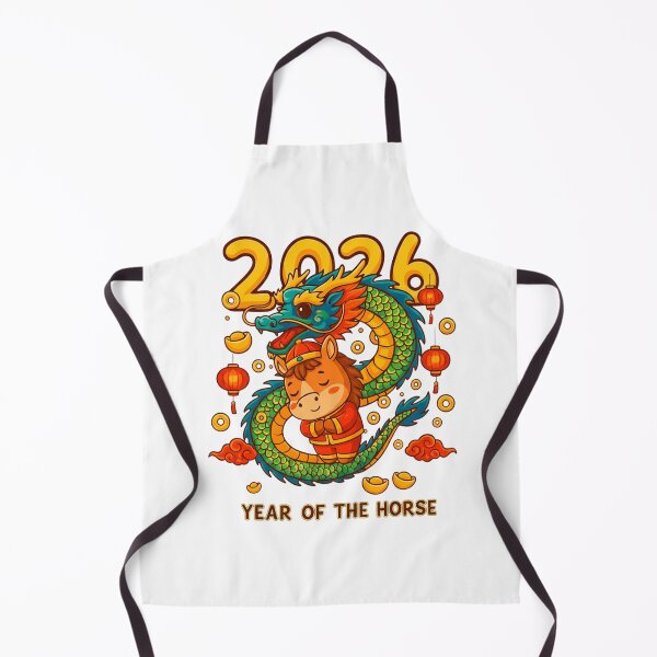 Item preview, 2026 Year of the Horse – Wealth & Prosperity Chinese New Year Art designed and sold by C3J7.