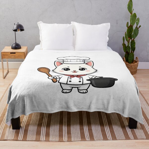 Item preview, Cute Chef Cat Cartoon designed and sold by HoopeStylee.