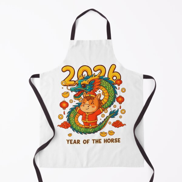 Item preview, 2026 Year of the Horse – Wealth & Prosperity Chinese New Year Art designed and sold by C3J7.