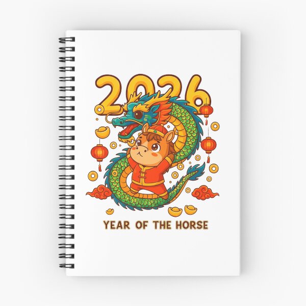 Item preview, 2026 Year of the Horse – Wealth & Prosperity Chinese New Year Art designed and sold by C3J7.