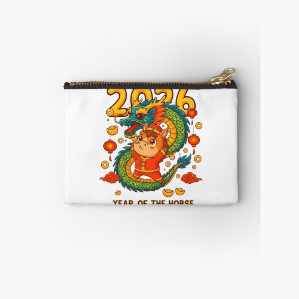 Item preview, 2026 Year of the Horse – Wealth & Prosperity Chinese New Year Art designed and sold by C3J7.