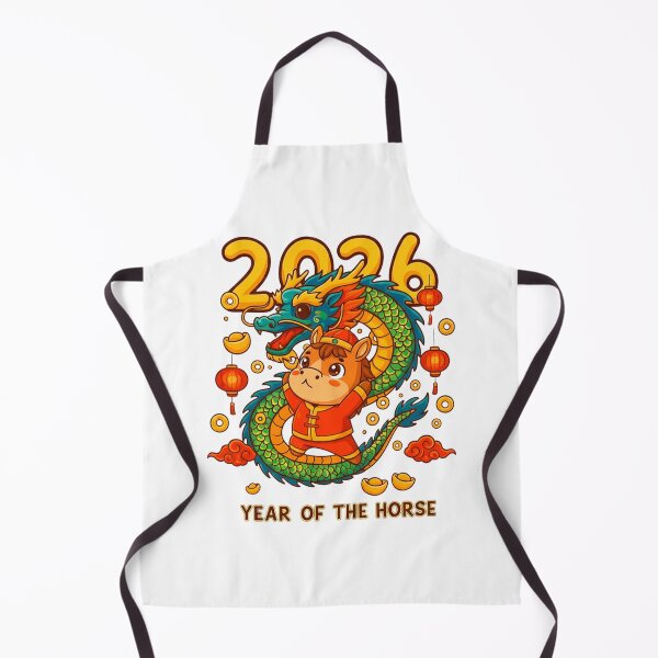 Item preview, 2026 Year of the Horse – Wealth & Prosperity Chinese New Year Art designed and sold by C3J7.