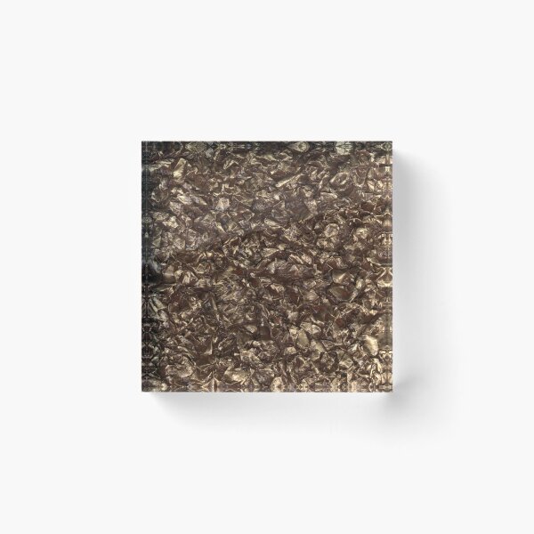 Item preview, Crumpled Bronze Pattern for Fashion & Decor designed and sold by Nedaya.