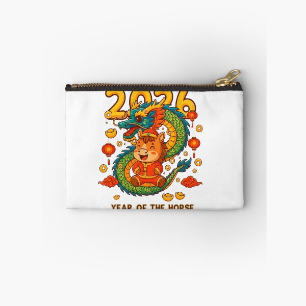 Item preview, 2026 Year of the Horse – Wealth & Prosperity Chinese New Year Art designed and sold by C3J7.