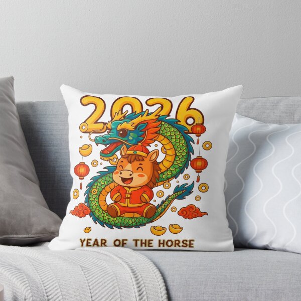 Item preview, 2026 Year of the Horse – Wealth & Prosperity Chinese New Year Art designed and sold by C3J7.