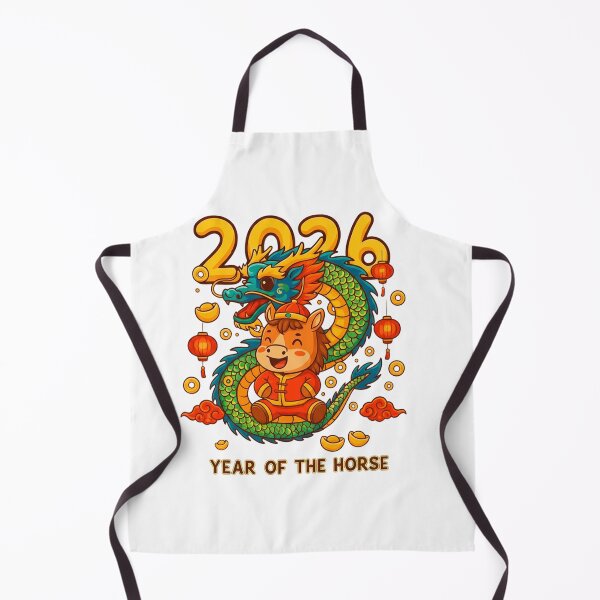 Item preview, 2026 Year of the Horse – Wealth & Prosperity Chinese New Year Art designed and sold by C3J7.
