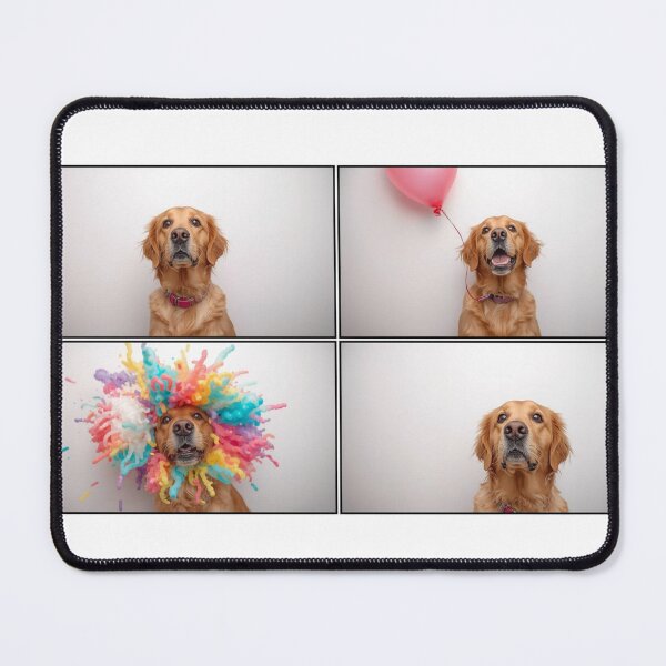 Item preview, Funny Golden Retriever Photobooth Fail - Chaotic Dog Lover Gift designed and sold by QuikFun.