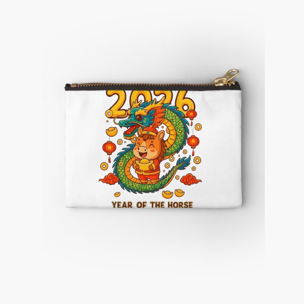 Item preview, 2026 Year of the Horse – Wealth & Prosperity Chinese New Year Art designed and sold by C3J7.