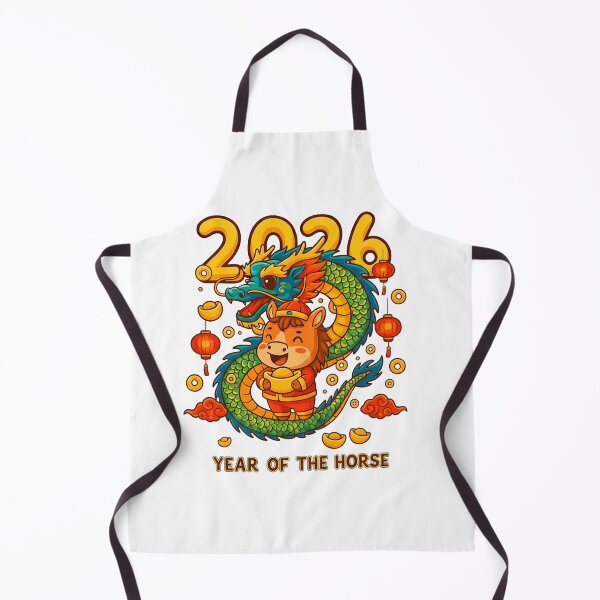 Item preview, 2026 Year of the Horse – Wealth & Prosperity Chinese New Year Art designed and sold by C3J7.