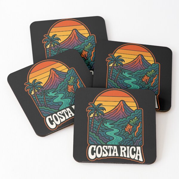 Item preview, Costa Rica Retro Trippy Art Travel designed and sold by TomFrontierArt.