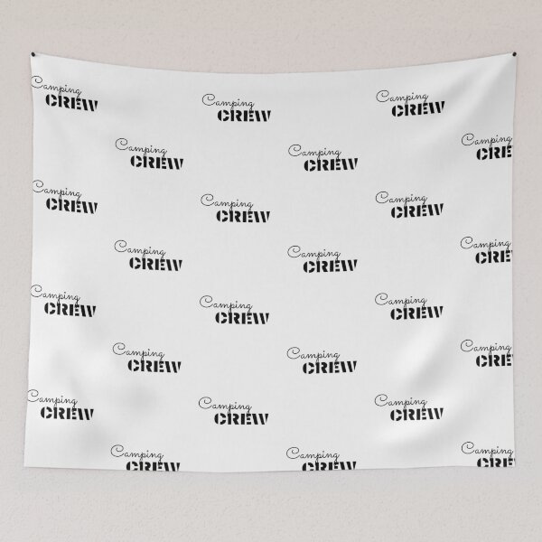Item preview, Camping Crew Outdoor Typography Adventure Design designed and sold by DesignsVault.