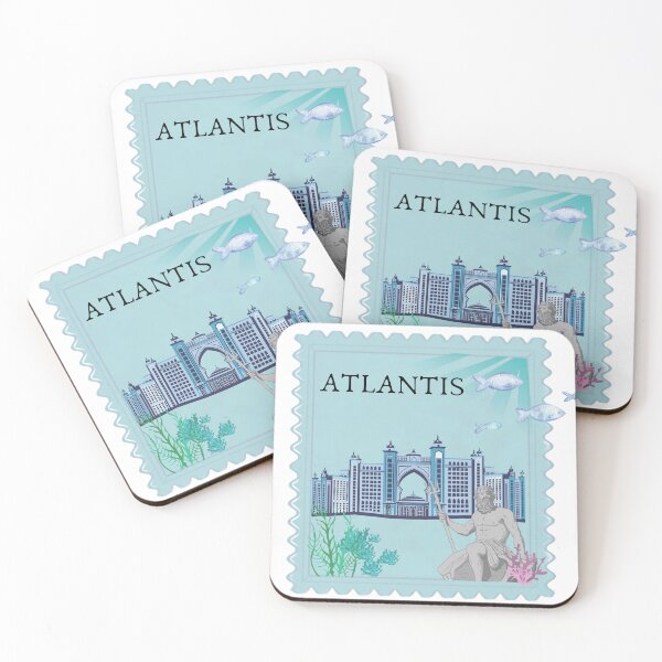 Item preview, Atlantis | Stamp designed and sold by Nyxander's Bookish Catalogue.