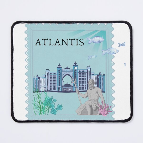 Item preview, Atlantis | Stamp designed and sold by Nyxander's Bookish Catalogue.