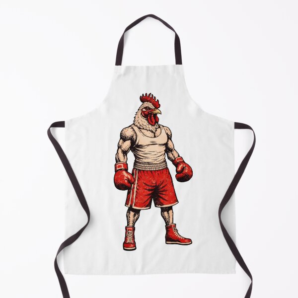 Item preview, Boxing Rooster – Funny Fighting Chicken Illustration designed and sold by Senkov.