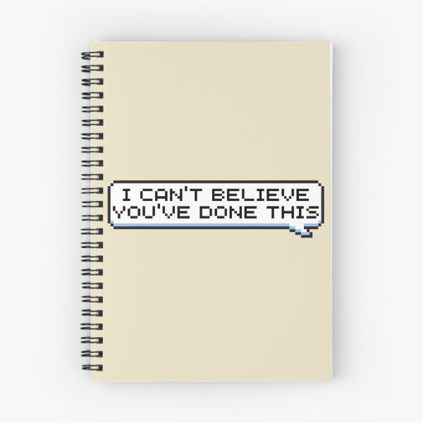 Item preview, I Can't Believe You've Done This Sticker designed and sold by Potato Quality Prints.