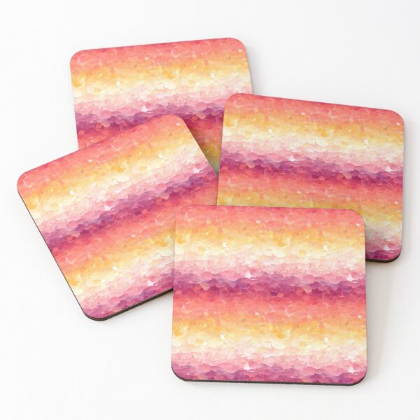 Item preview, Glasssy Sunset Mosaic Gradient Pattern designed and sold by bubblegoth.