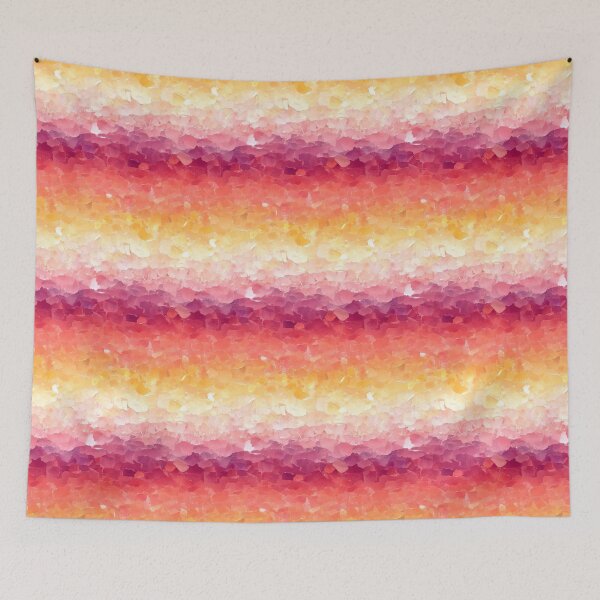 Item preview, Glasssy Sunset Mosaic Gradient Pattern designed and sold by bubblegoth.