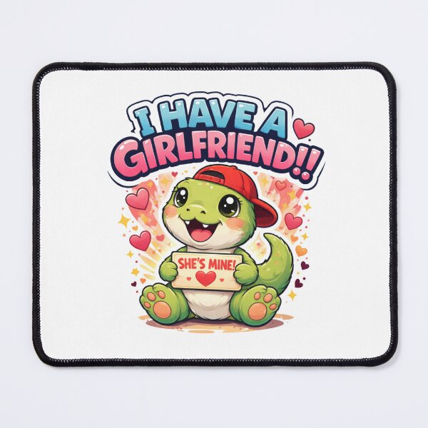 Item preview, I Have A Girlfriend Cute Dinosaur Boyfriend Gift designed and sold by TheSimpleTee007.