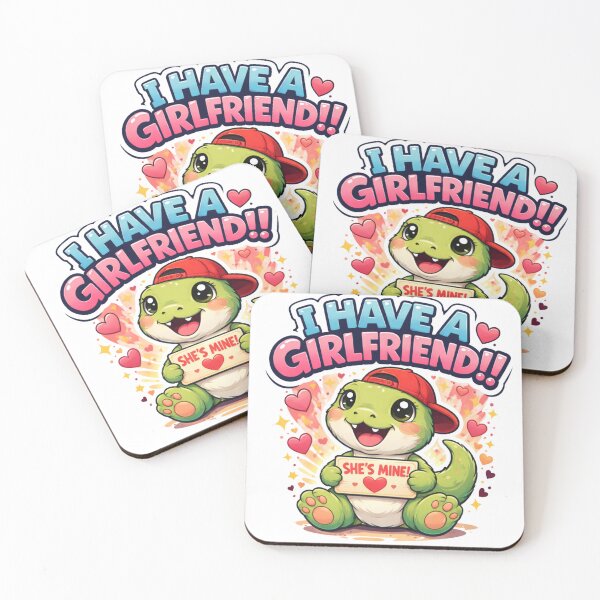 Item preview, I Have A Girlfriend Cute Dinosaur Boyfriend Gift designed and sold by TheSimpleTee007.