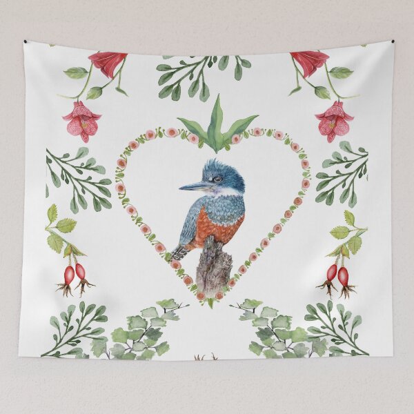 Item preview, Heart of the Southern Forest – Kingfisher designed and sold by ArtMelly.