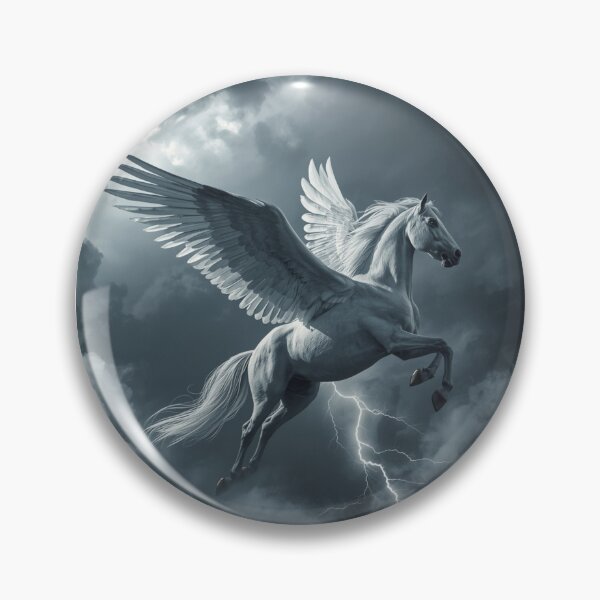 Item preview, The winged horse amidst the storm and thunder designed and sold by NatureFloralArts.