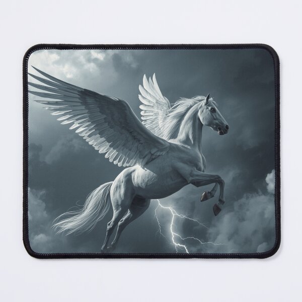 Item preview, The winged horse amidst the storm and thunder designed and sold by NatureFloralArts.