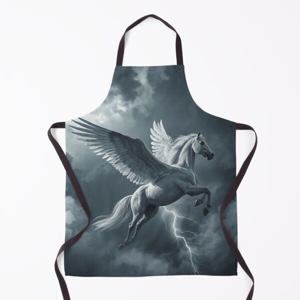 Item preview, The winged horse amidst the storm and thunder designed and sold by NatureFloralArts.