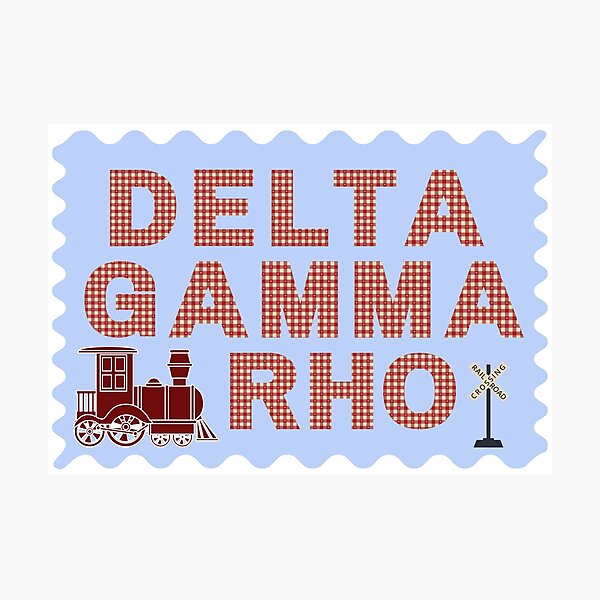 Artikelvorschau, Delta Gamma Rho entworfen und verkauft von Ash Tree Designs.