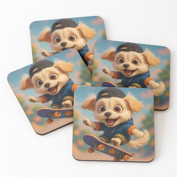 Item preview, Skater Maltese Shih Tzu designed and sold by Sillytoe.