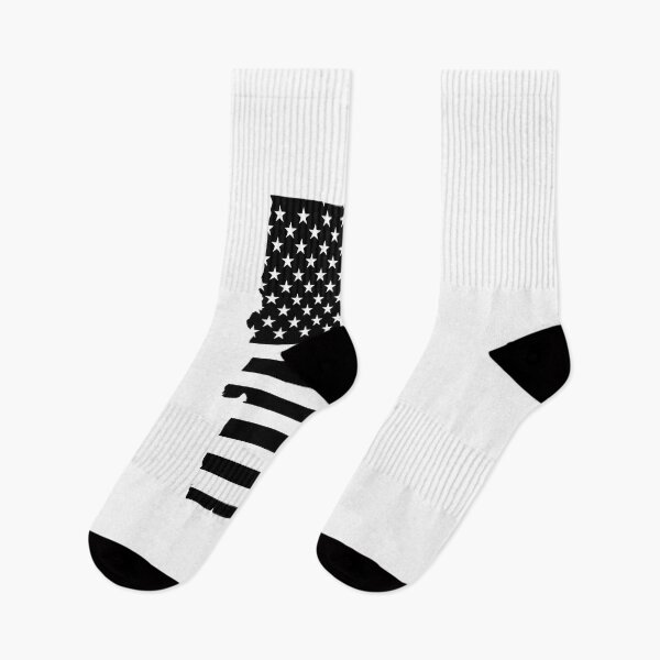 Item preview, Vermont State Stars & Stripes Silhouette – Black and White designed and sold by Paper Drip.