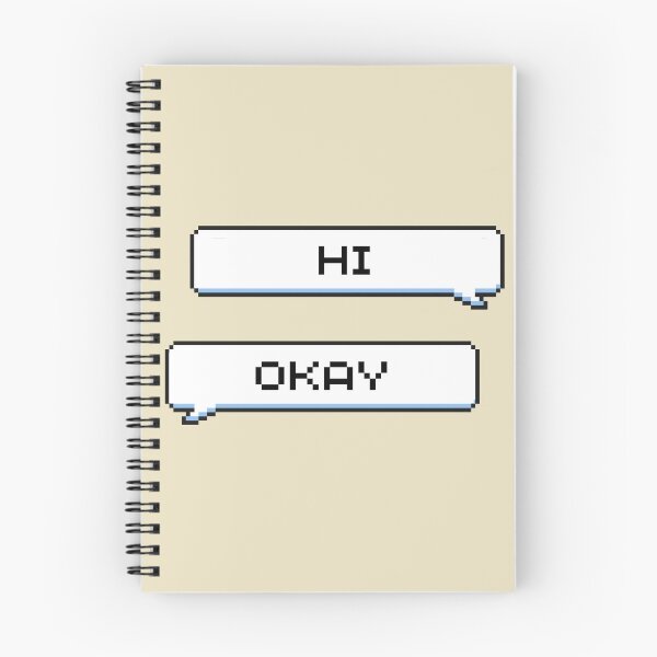 Item preview, HI, Okay Sticker designed and sold by Potato Quality Prints.