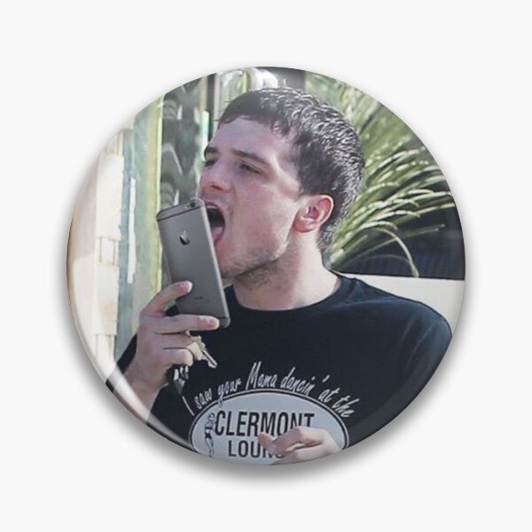 Item preview, The Josh Hutcherson Phone Lick | Tiktok reaction picture Iconic Moment designed and sold by heyhxils.