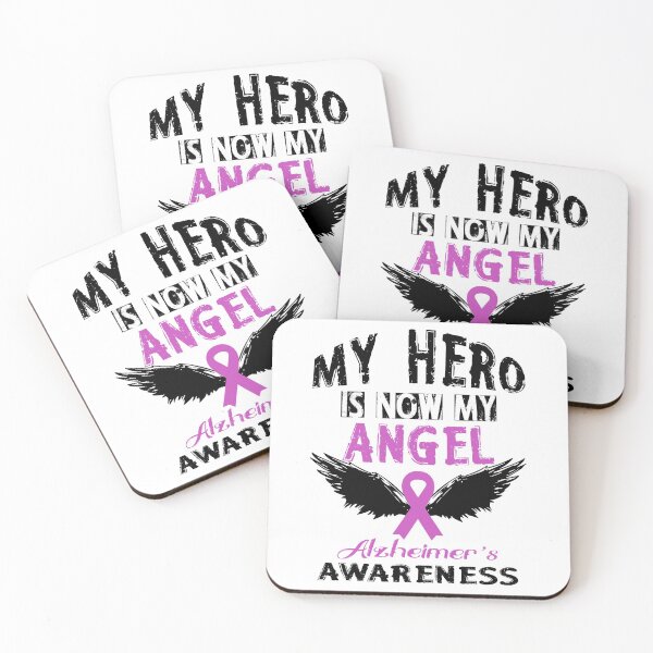 Item preview, My Hero Is Now My Angel - Alzheimer's Awareness designed and sold by SmartStyle.