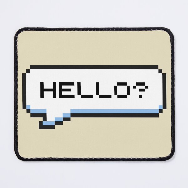Item preview, Hello? Sticker designed and sold by Potato Quality Prints.