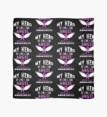 My Hero Is Now My Angel- Alzheimer's Awareness Scarf