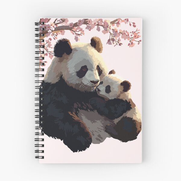 Item preview, Panda with baby panda  designed and sold by SlothPrints.